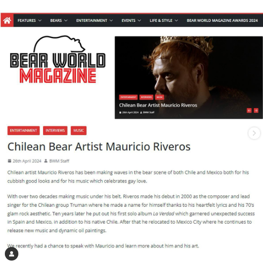 Chilean Bear Artist Mauricio Riveros